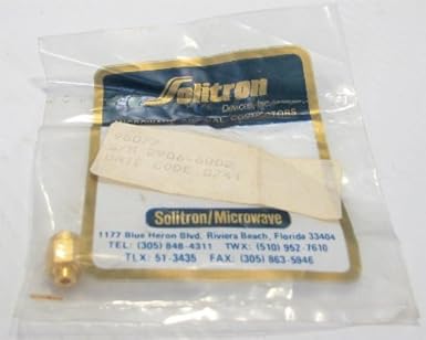 Amazon.com: solitron Microondas 2906 – 6002 Conector ...
