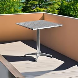 Flash Furniture Mellie 27.5'' Square Aluminum