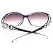 Women Shades Oversized Eyewear Classic Designer Sunglasses UV400-Purple