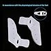 2 Pairs Gel Toe Separator Bunion Corrector Straightener for Hammer Toe, Silicon Toe Spacer Hallux Valgus for Nighttime and Daytime, Easy Wear in Shoes for Men and Women(2 Pairs Without Pads)