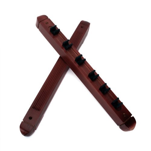 Roman Style 6-Place Wall Rack/Holder Pool/Billiard Cue Stick Wall Cue Rack Holder