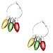 Zhenhui Christmas Bulb Hoop Earrings - Fashion Christmas Holiday Jewelry Gift Hypoallergenic Earrings for Women Girls,Cute Hoop Dangle Earrings with Festive Light Bulb (Hoop Earrings with Bulb)