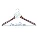 LOVEhandmade Personalized Wedding Hanger, Brides Hanger, Name Hangers, Bridesmaid Hangers, Bride Groom Hanger, Hanger with Flower