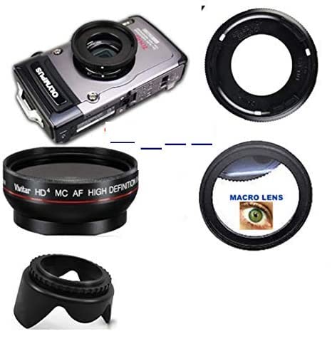 Ultra Wide Angle Lens + Macro + Lens Hood for