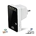 WOSUK Wireless-N Network Router/Repeater/Range Extender/Access Point/Bridge/AP Small Mini WiFi Router 2.4GHz 300Mbps 802.11n/g/b WPS Button With Built-in Antenna RJ45 Port Signal Booster (Mini Router)