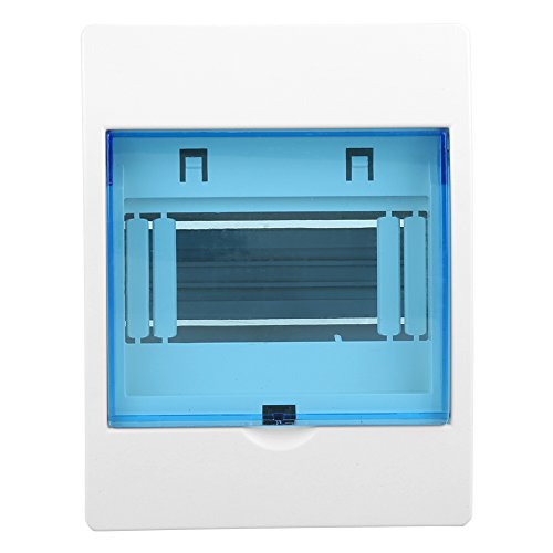 TOPINCN Plastic Distribution Protection Box Transparent Cover Power Distribution for Circuit Breaker Indoor On The Wall