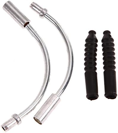 New Pair V Brake Noodles Cable Guide Pipe Plastic Boots Bicicleta Bicycle Parts Folding Cycling -Blue Screen LLC