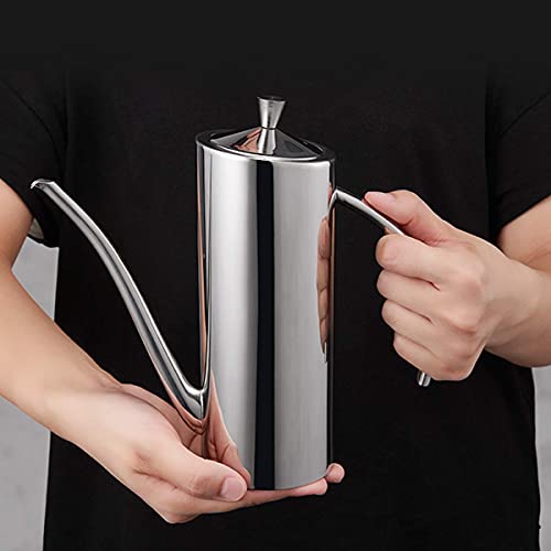 304 Stainless Steel Olive Oil Dispenser,Olive Oil Can Drizzler With