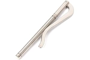 CALSGKSPRAY Silver Metal Bifold Money Clip Bar Wallet Replace Parts Spring Clamp Cash Holder