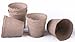 17 New Round Jiffy Peat Pots Size 4.5x4 ~ Pots are 4.5 Inch Round at The Top and 4 Inch Deep.