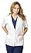 Medgear Women's Short Sleeves Lab Coat, White (Large)