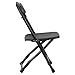 Flash Furniture Kids Black Plastic Folding Chair