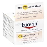 Eucerin Q10 Anti-Wrinkle Sensitive Skin Creme 1.7 oz (Quantity of 3)