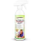 Vet Recommended - Waterless Dog Shampoo - No Rinse Dry Shampoo For Dogs, Detergent And Alcohol Free, Apple Extract - Perfect For Spot Cleaning The Dog Coat - Made in the USA (16oz/473ml)