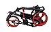 Qwik-Fold 3 Wheel Push Pull Golf CART - Foot Brake - ONE Second to Open & Close!