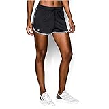 Under Armour Women's Tech Shorts, Black/Black, Medium