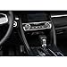 Thenice for 10th Gen Civic Real Carbon Fiber Passenger Airbag Light Trims Decoration Cover for Honda Civic 2021 2020 2019 2018 2017 2016 (with Si)