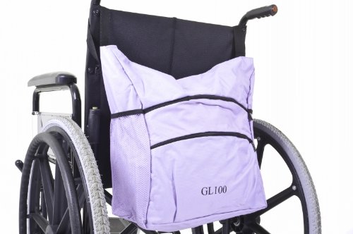 Ability Superstore Wheelchair Carry Bag 16.25-inch Length x 14-inch Width x 7-inch Height Lilac