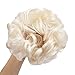 REECHO Thick 2PCS Updo Messy Hair Bun Curly Wavy Ponytail Extensions Hairpieces Hair Scrunchies for Women Girls Color White Blonde