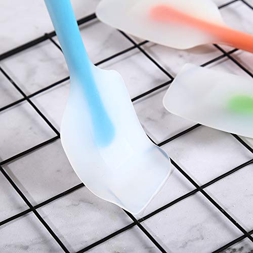 Silicone Spatulas Set of 4 - Heat Resistant Flexible Spatula 450F with Stainless Steel Core - FDA Grade Premium Kitchen Utensils with Good Grip - Seamless, Heavy Duty, BPA Free, Large, Dishwasher Safe