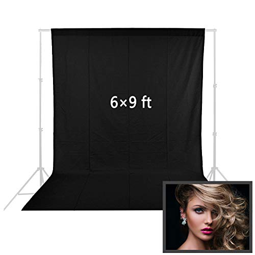 Folong Black Backdrop，Black Photo Backdrop，Black Screen Photo backdrop6
