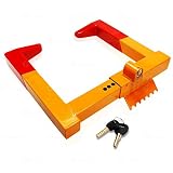 Zone Tech Security Tire Lock Clamp Boot Tire Claw - Premium Quality Heavy Duty Anti- Theft Protective Vehicle Wheel Lock