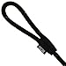 Pawtitas Pet Training 6 foot Reflective Rope Puppy / Dog Leash Extra Small / Small Black