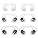 TEEMADE 12 Pieces Earbuds Replacement Tips Silicone Covers for QC30 QuietControl 30 QC20 SIE2 IE3 Soundsport Wireless in-Ear Earphones