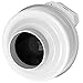 Fantech RN2 Radon Fan | 4 Inch | Quiet and Efficient Radon Mitigation | 220 Cfm White