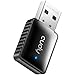 Cudy WU600 AC 600Mbps USB WiFi Adapter for PC, 5GHz / 2.4GHz WiFi Dongle, WiFi USB, USB Wireless Adapter for Desktop/Laptop - Mini Size, Auto Installation, Compatible with Windows XP/7/8/8.1/10