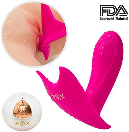 Massager Vibrating Wearable Massaging Toys Silent Soft Skin-Friendly for Back Neck Shoulder Relaxation Wireless Remote Control Butterfly Massage Multiple Vibration Speed