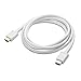 Cable Matters [Premium Certified] White HDMI Cable 6 ft (Premium HDMI Cable) with 4K HDR Support