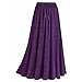 CATALOG CLASSICS Women's Over-Dyed Maxi Skirt - Elastic Waistband - 36