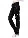 Lixmee Women's Solid Color Regular Cargo Pants, Black ,M