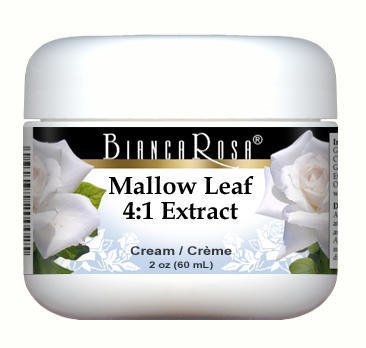 Bianca Rosa Extra Strength Mallow (Malva sylvestris) Leaf 4:1 Extract Cream (2 oz, ZIN: 514229)