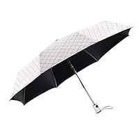 Rainbrace Sun UV Umbrella Compact Folding, Travel Rain Umbrella Automatic Windproof, Rainproof & 99% UV Protection Parasol Black Anti-UV Coating