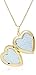 14k Yellow Gold-Filled Engraved Heart Locket, 20