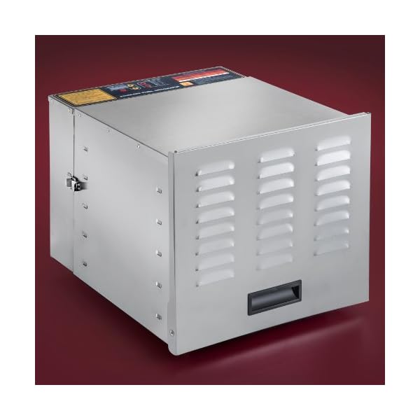 STX-INTERNATIONAL-Dehydra-STX-DEH-1200W-XLS-10-Tray-Stainless-Steel-Digital-Food-Dehydrator-1200-watt