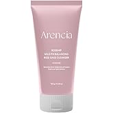 ARENCIA Rosehip Rice Cake Cleanser, pH Balancing Face Wash with Ceramide for Sensitive Skin, 5.29 oz