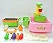 KONGSUNI Series, Youngtoys playset Bath Restaurant Shower Teeth Veggie Cake Bakery ice Cream Nurse Cooking (Veggie Wash (English Package))