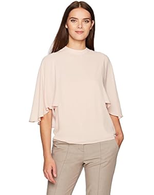 Women's Ruthie Woven Draped Back Top