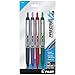 Pilot Precise V7 RT Retractable Rolling Ball Pens, Fine Point, 4-Pack, Black/Blue/Red/Green Inks (26061)