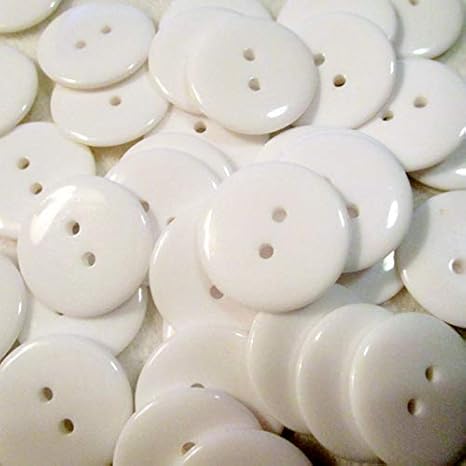 White buttons for crafts Clearance