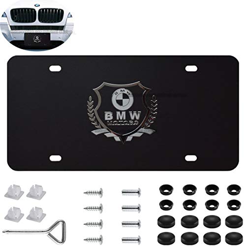 Exquisite Pattern Stainless Steel License Plate Cover for BMW,Stainless Steel License Cover
