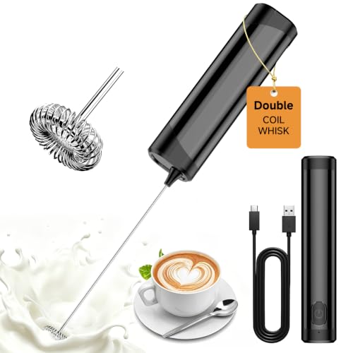 Rechargeable Milk Frother Handheld Rich Foam