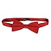 Tuxedo Solid Color Bow Tie, Red