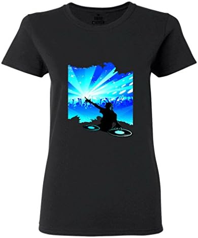 FeelingSmart DJ Fashion Simple Design Short Sleeve women T-shirt Size XS