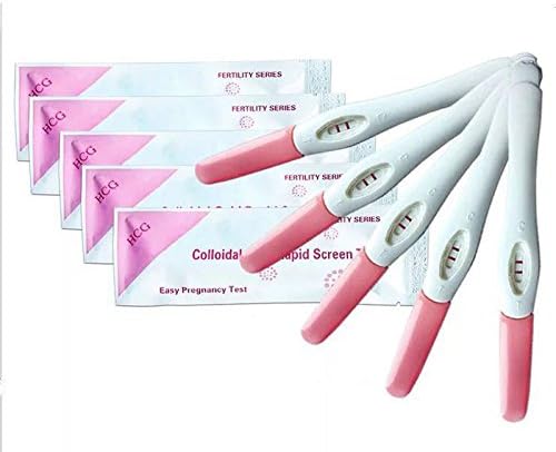 10pc Home Private Early Pregnancy HCG Urine Midstream Test Strips Stick Kit