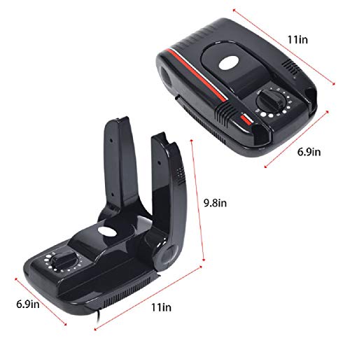 Shoes Dryer, Putars Electric Shoe Dryer/Boot Dryer Ozone Deodorizer for Shoes Gloves Socks Boot Dryer Portable Folding Shoes Warmer Electric Heat with Timer