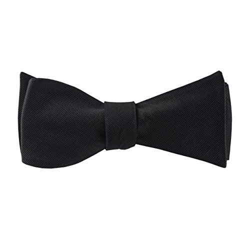 100 Silk Mens Bowtie Self Tie Bow Tie by John William Bow Ties for
